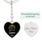 Always Queen Bee Graphic Heart Keychain