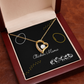 Chicken Mama Heart Necklace