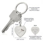 Heart Flight Bee Engraved Keychain (personalization option)