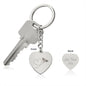 Heart Flight Bee Engraved Keychain (personalization option)