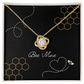 Bee Mine Love Knot Necklace
