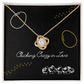 Clucking Crazy in Love Eternity Knot Necklace