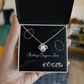 Clucking Crazy in Love Eternity Knot Necklace