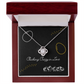 Clucking Crazy in Love Eternity Knot Necklace