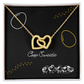 Coop Sweetie Interlocking Hearts Necklace