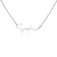 Signature Name Necklage (no message card)