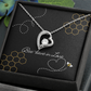 Bee-lieve in Love Heart Necklace