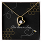 Bee-lieve in Love Heart Necklace