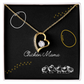Chicken Mama Heart Necklace