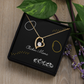 Chicken Mama Heart Necklace
